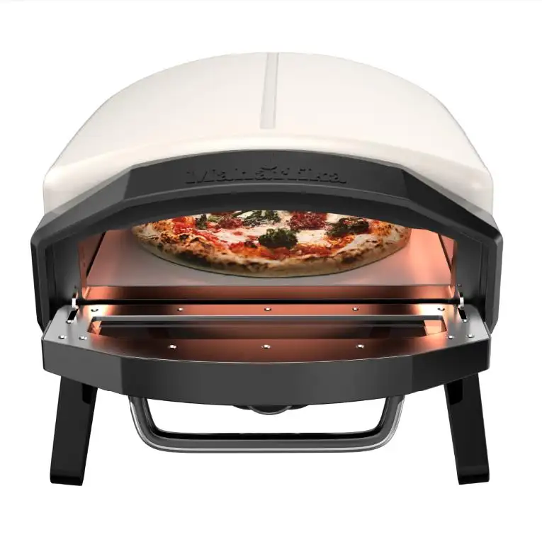 Forno elettrico per pizza da 14 pollici di alta qualità da giardino, grill per pizza da campeggio, forno a gas da giardino all'aperto