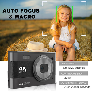 กล้องดิจิตอลขนาดเล็ก8MP เซ็นเซอร์ CMOS ความละเอียดสูงซูมดิจิตอล18X - Product Image 3