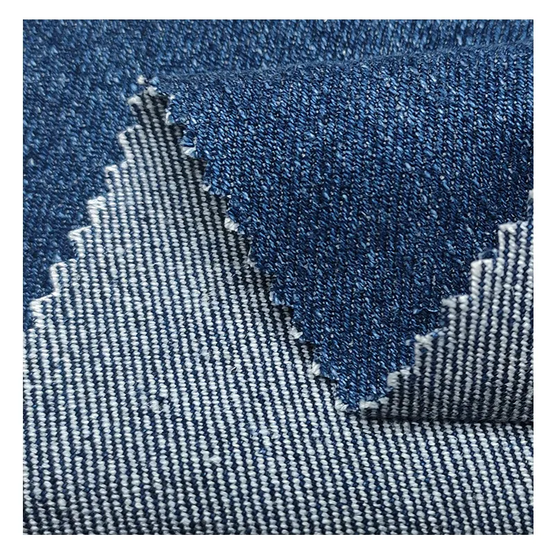 Sostenibile 55% canapa 45% cotone organico tessuto misto canapa Denim tessuto per pantaloni cappello