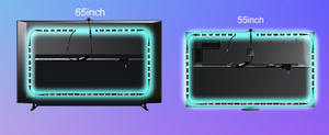 Uzaktan APP kontrolü RGBIC şerit ışıkları ile TV için LED ışık müzik senkronizasyon renk değiştirme - Product Image 6