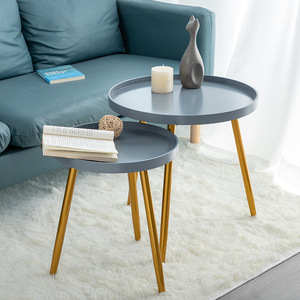 Tự Chế Đồ Nội Thất Phòng Khách Đầy Màu Sắc Bằng Gỗ Hiện Đại Bàn Ăn Vòng Trung Tâm <span class=keywords><strong>End</strong></span> Side Bàn Cà Phê Để Bán - Product Image 5