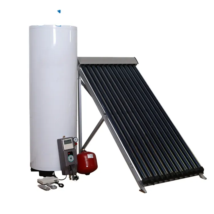 Acondicionado tubo de vidrio balcón sistema Split calentador de agua Solar activa