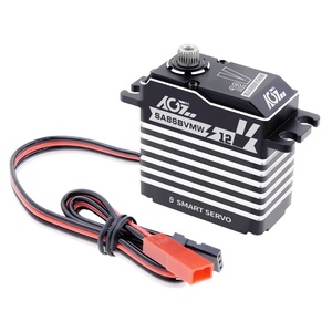 AGFRC Servo intelligente senza spazzole SA86BVMW 66kg servomotore 360 gradi 0.105sec 3S digitale programmabile impermeabile per auto RC - Product Image 1