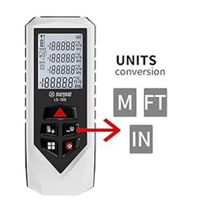 Giá cả phải chăng 100m laser công cụ đo độ chính xác cao cầm tay phạm vi Finder với chùm màu đỏ hoàn hảo cho cải tạo nhà - Product Image 3