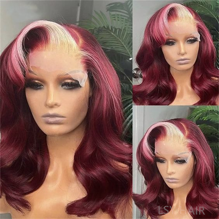 skunk stripe wig