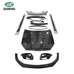 ชุดบอดี้คาร์บอนไฟเบอร์สไตล์ครึ่ง S63 W222 2014-2018 Mercedes Benz S-CLASS - Product Image 1