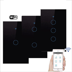 ニュートラルなUSWIFIタッチスイッチライトスイッチスマートライフ/Tuyaアプリコントロール1/2/3 /4ギャングサポートAlexa Google <span class=keywords><strong>Smart</strong></span> Home Sup - Product Image 5