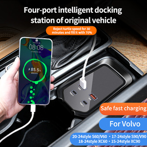 Suitable for Volvo XC60 2018-2024 Car <strong>Charger</strong> USB Type-C 4-port 90W 4 in 1 Charging Cable Super Fast Charging - Product Image 6