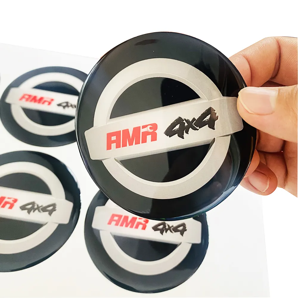 Sterk Zelfklevend Merk Logo Gedrukt 3d Reliëf Gel Dome Labels Op Maat Epoxy Gewelfde Hars Stickers