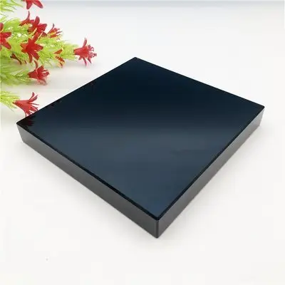 Precio de fábrica vidrio negro 4mm 5mm 6mm para muebles de construcción hechos en China