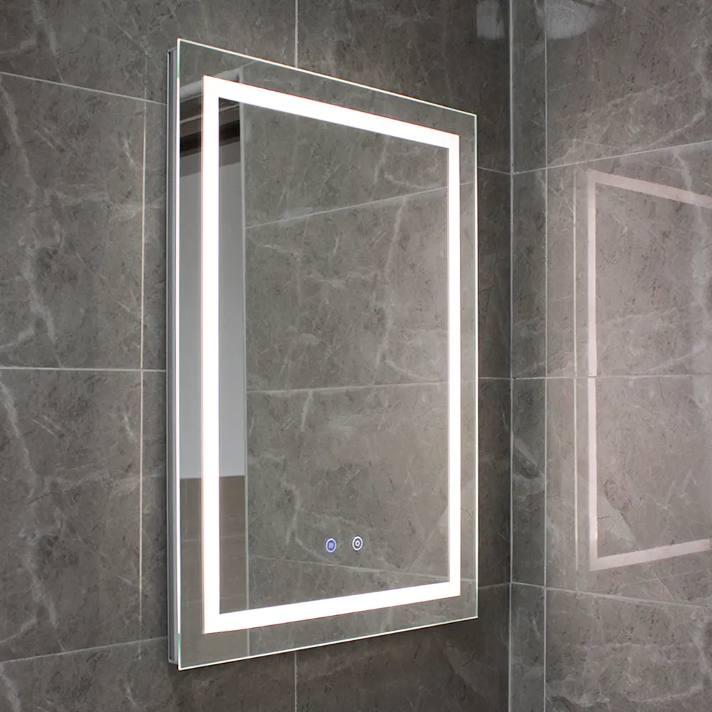 Nouveau design de miroir à led intelligent pour salle de bain Miroirs de bain à led avec lumière