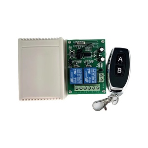 2.4 GHz RFトランスミッターとレシーバー、耐久性のある金属機能学習コードで作られた2チャンネル - Product Image 1