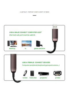 30M 50m光纤USB扩展适配器电缆10Gbps USB a型数据传输电缆usb 3.0 aoc hybride kabel 10米 - Product Image 5