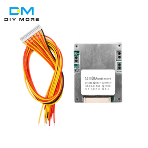 Placa de Protección de Carga de Batería de Litio, Módulo BMS de Protección de Control de Temperatura, Sobredescarga, 13S, 48V, 60A - Product Image 1