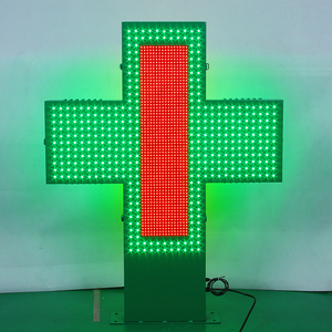 Jhering Customized LED Sign Double Sides Cross LED Display Full Color P10 Cross LED Screen for <strong>Pharmacy</strong> - Product Image 3