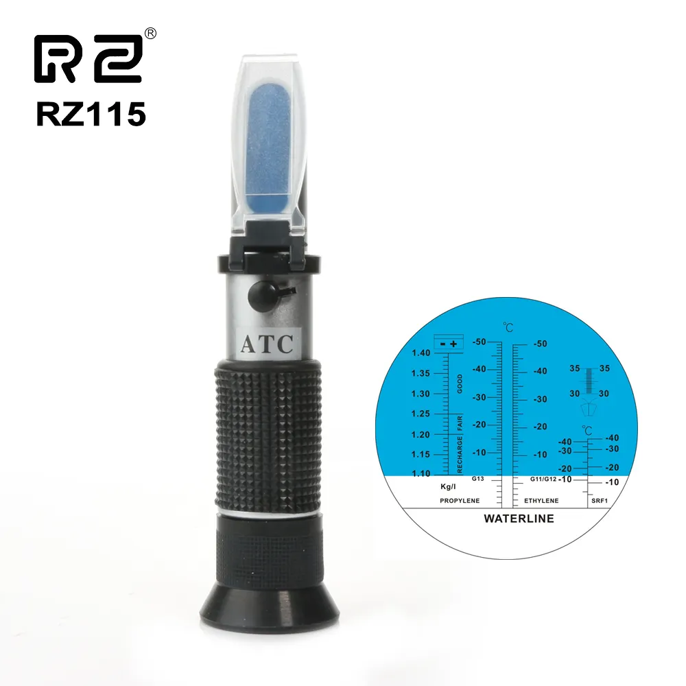 Refractometer רכב Antifreez Refractometer הקפאת ריכוז נורמלי 0.01sg Brxi Refractometer