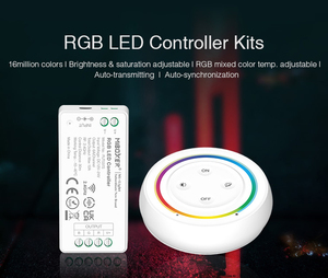 Miboxer RGB светодио дный контроллер комплекты 2,4 ГГц беспроводной светодио дный полосы светильник сенсорный пульт дистанционного управления 12-24V, Wi-Fi, TUYA Smart - Product Image 2