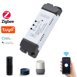Zigbee 2CH Tuya Smart Switch modulo Smart life, DC 12V 24V 32V, 2 canali RF433 relè 2MQTT Gateway - Product Image 2