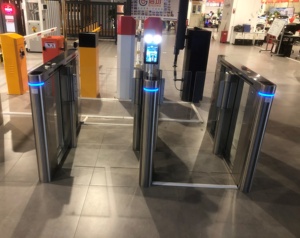 Qigong sistema di controllo accessi gate tcp ip canale di rete gate di accesso al Gate controllo di accesso al cancello ingresso