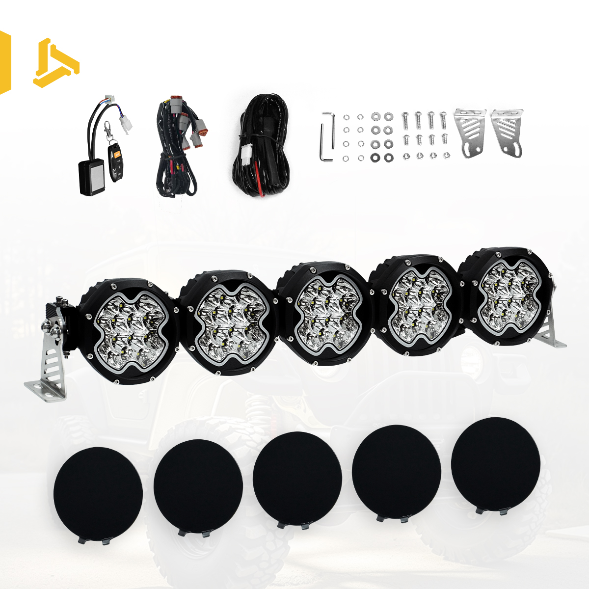Kit de barra de luz (cubierta negra)