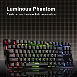 アマゾンのトップセラーFV-Q301有線メカニカルキーボードタイプライターゲーム防水キーボードコンピューター用 - Product Image 6