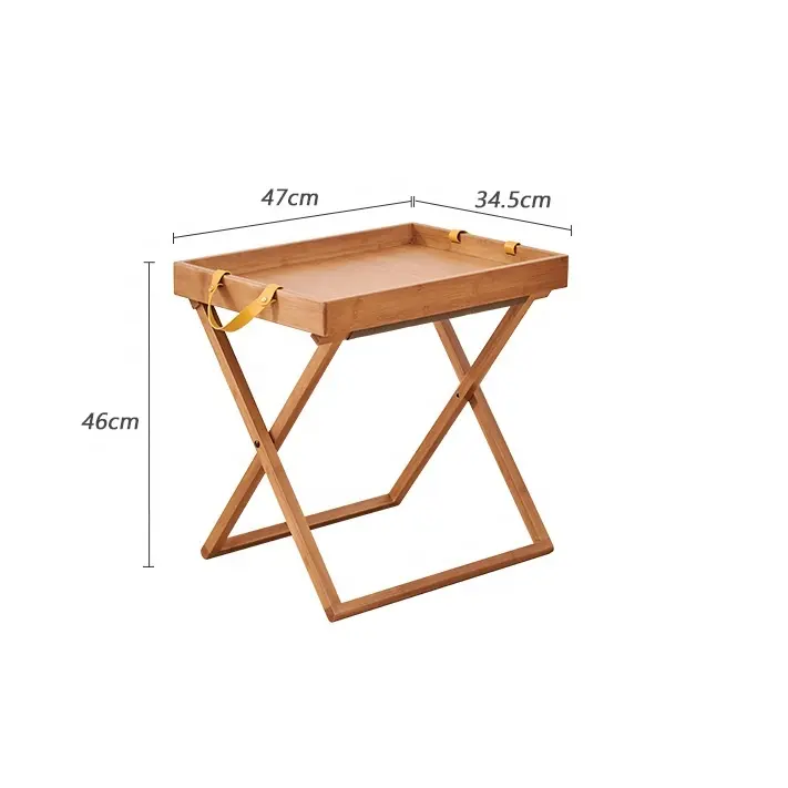 Plateaux de stockage de table pliants portables pour une utilisation pratique