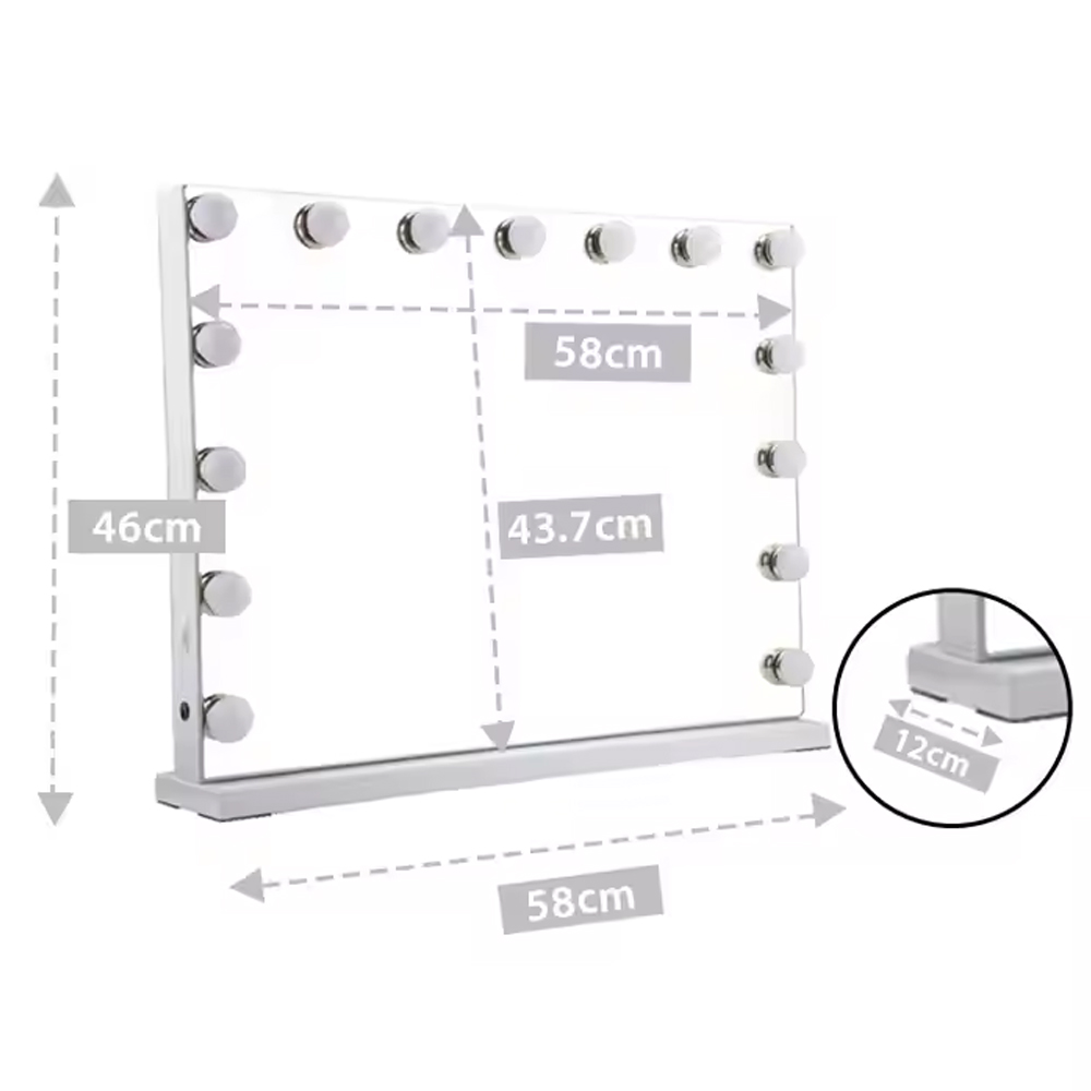 White-15 light bulbs