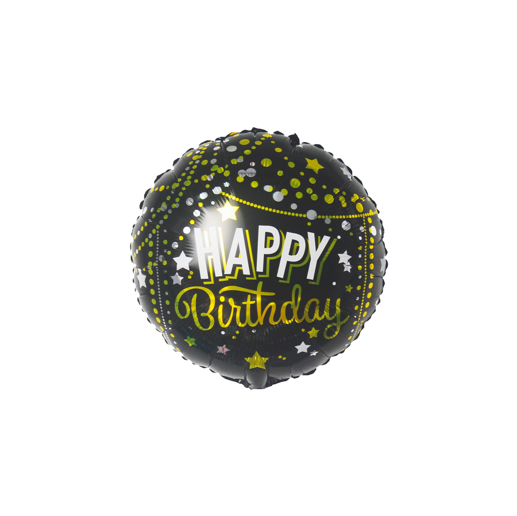 Joyeux anniversaire doré noir