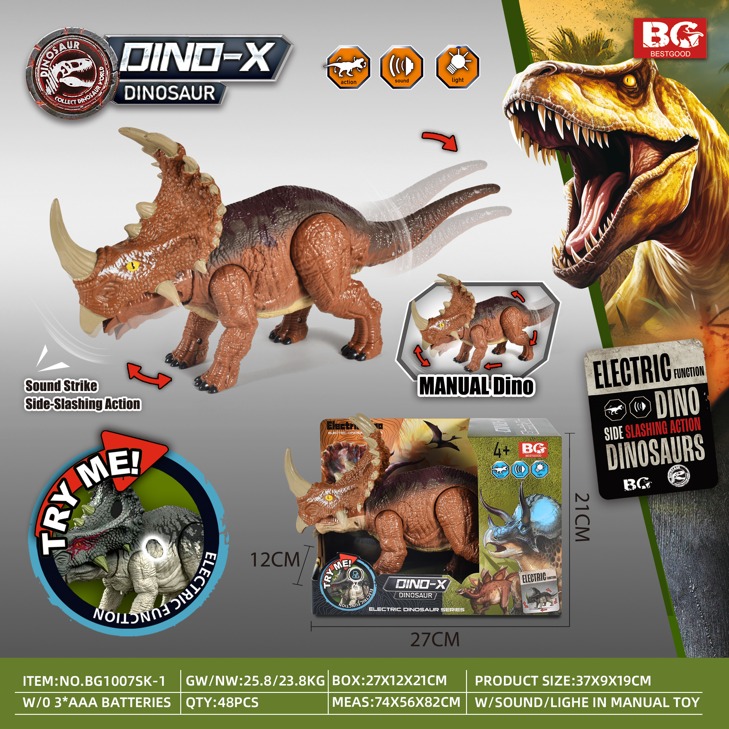 Styracsaurus Brown