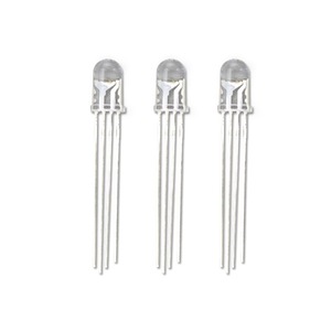 RGB <strong>LED</strong> Diode 5mm Common Cathode 4-pin Three Color <strong>LED</strong> Transparent <strong>LED</strong> Bulb DIY Lighting - Product Image 1
