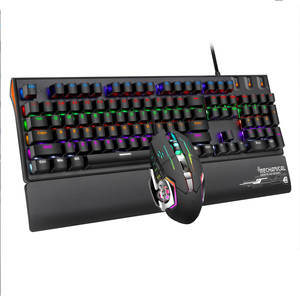 Wired USB Detachable Hand Rest Game Gaming <strong>Keyboard</strong> <strong>Computer</strong> Notebook Set Mechanical <strong>Keyboard</strong> Mouse-for Gaming - Product Image 1
