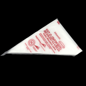 热卖透明一次性烘焙奶油蛋糕塑料袋带喷嘴的管道袋