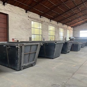 4码二手移动废金属跳过垃圾箱垃圾容器，用于家庭制造工厂建筑餐厅，用于固体废物 - Product Image 6