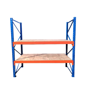 Estantería de metal de 5 capas con estantes de almacén de madera OEM/ODM Estante de palé Sistemas de apilamiento personalizables - Product Image 4