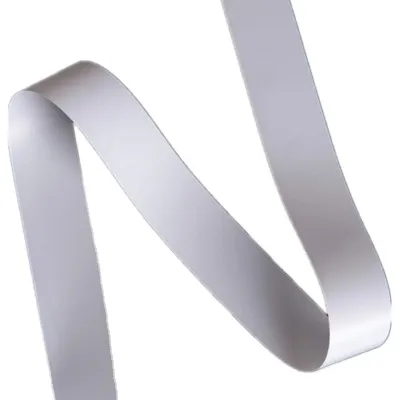 Em branco vestuário damasco nylon poliéster Care Label Ribbon Tafetá Care Label Ribbon Roll for Garment Care Label