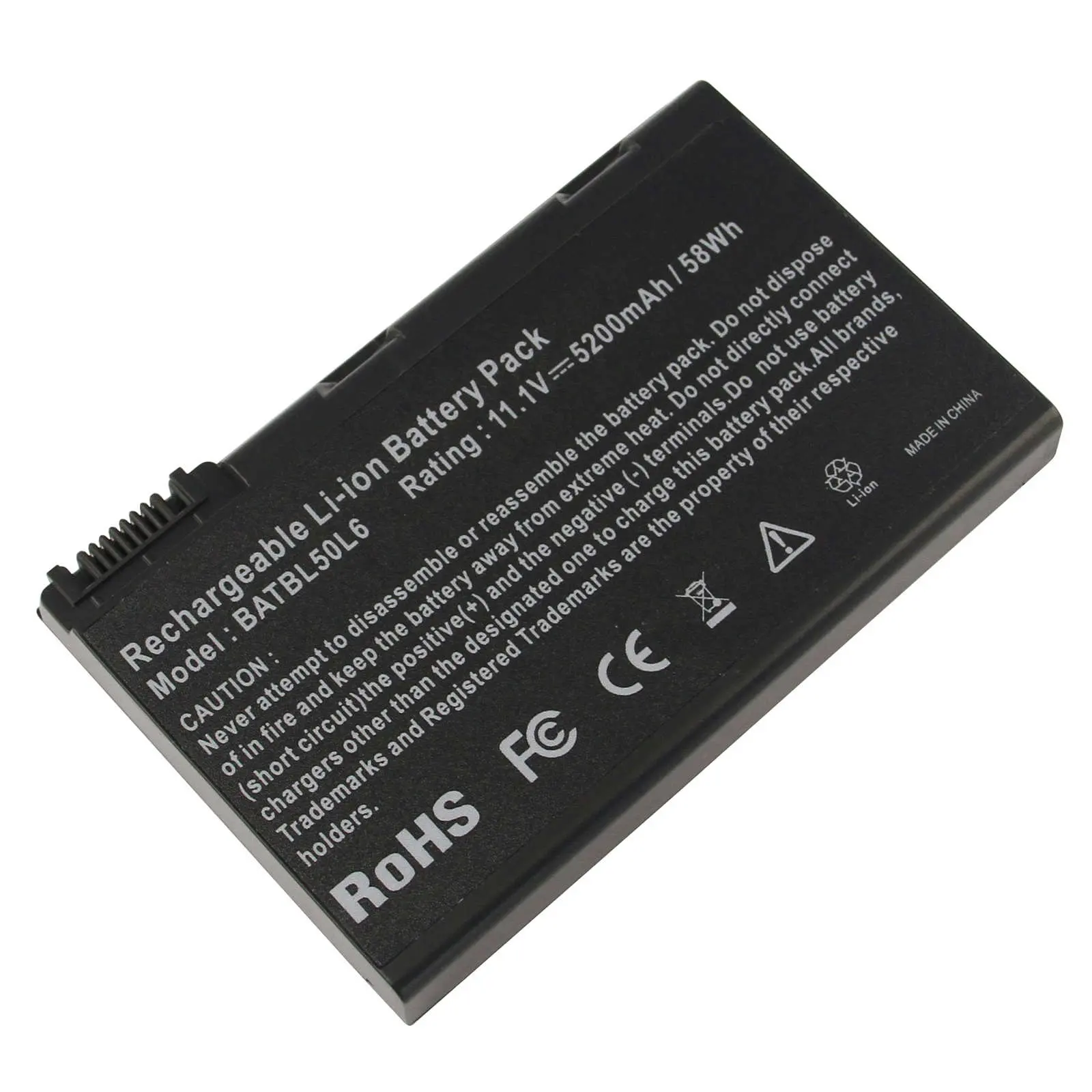 Batterie pour Acer Aspire, 5200mAh, 11.1V, 5100/3690, BATBL50L6, avec service de livraison rapide, nouvel arrivage