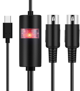 Cable MIDI de 5 pines a cable tipo C a cable MIDI para computadora Android Apple