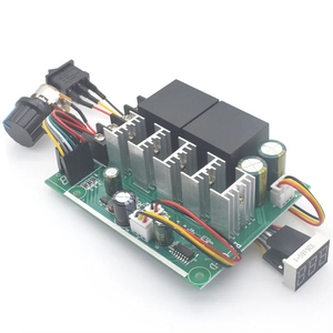 DC Motor ayarlanabilir 0-dijital ekran sürücü modülü girişi MAX60A 12V 24V ile 100% PWM hız kontrol cihazı - Product Image 2