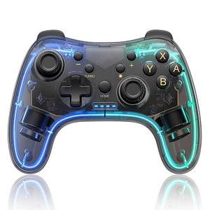 Controlador RGB para NS Switch/Lite/OLED/Pro, controlador de videojuegos con doble motor, función de vibración, modos de luz coloridos - Product Image 2