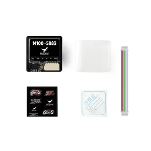 HGLRC M100-5883 M10 GPS modülü pusula seramik anten ile On-board RC uçak FPV için LED göstergeler 21x21mm uzun menzilli - Product Image 5