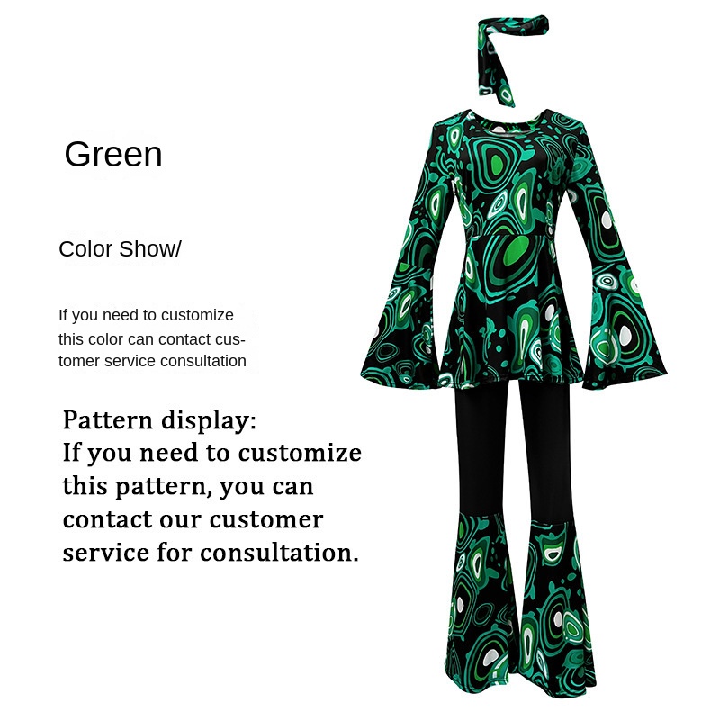 Green pattern display