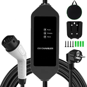Fabrika OEM ODM tipi 2 elektrikli araç şarjı 16A elektrikli araçlar için şarj istasyonları için tek fazlı taşınabilir elektrikli araç şarjı - Product Image 1