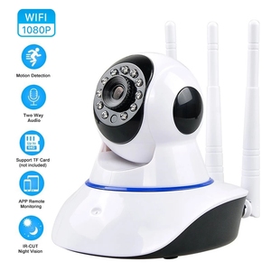 HD inalámbrico libre APP software teléfono tableta PC visualización CCTV inteligente interior PTZ WiFi cámara IP v380 - Product Image 2