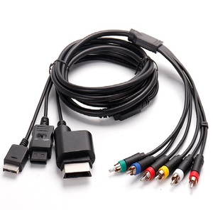 3ใน1ส่วนประกอบ AV สายเคเบิลสีผิดปกติสำหรับ PS2/3สำหรับ Wii สำหรับ Xbox360สำหรับ Wii U Ypbpr - Product Image 1