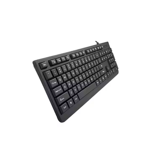 Teclado de ordenador estándar con cable USB compatible con inglés coreano Reino Unido Rusia francés árabe Español - Product Image 2