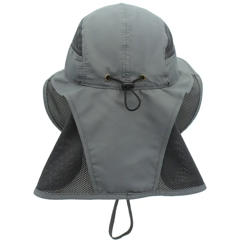 All'ingrosso Custom Quick Dry Impermeabile per l'escursionismo all'aperto campeggio protezione solare UV cappello cappello con patta del collo per gli uomini e le donne