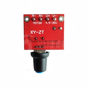 PWM DC regolatore motore 5V-35V velocità interruttore di controllo 5A funzione LED Dimmer - Product Image 2
