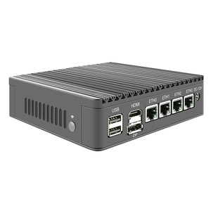 Fansız sağlam Mini PC 4 intel i226-V 2.5Gb LAN N6005 N5105 2 * NVMe TPM2.0 anahtarı yumuşak yönlendirici VPN sunucu ESXI güvenlik duvarı aletleri - Product Image 5