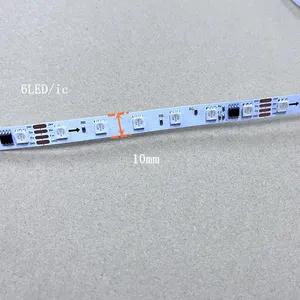4-wire 24v IC 16703 RGB <strong>Led</strong> Strip <strong>5050</strong> 10M Addressable 60Leds/m <strong>Led</strong> Pixels 1 Ic Control <strong>6</strong> <strong>Leds</strong> DC24V Flexible Multicolor IP20