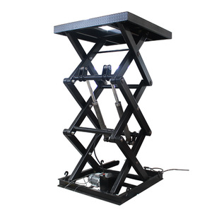 Hoist Equipment Scissor Lifter <strong>Platform</strong> <strong>for</strong> Workshop Repair Shop <strong>Loading</strong> <strong>Unloading</strong> 1 Ton Hydraulic Lifting Table - Product Image 1